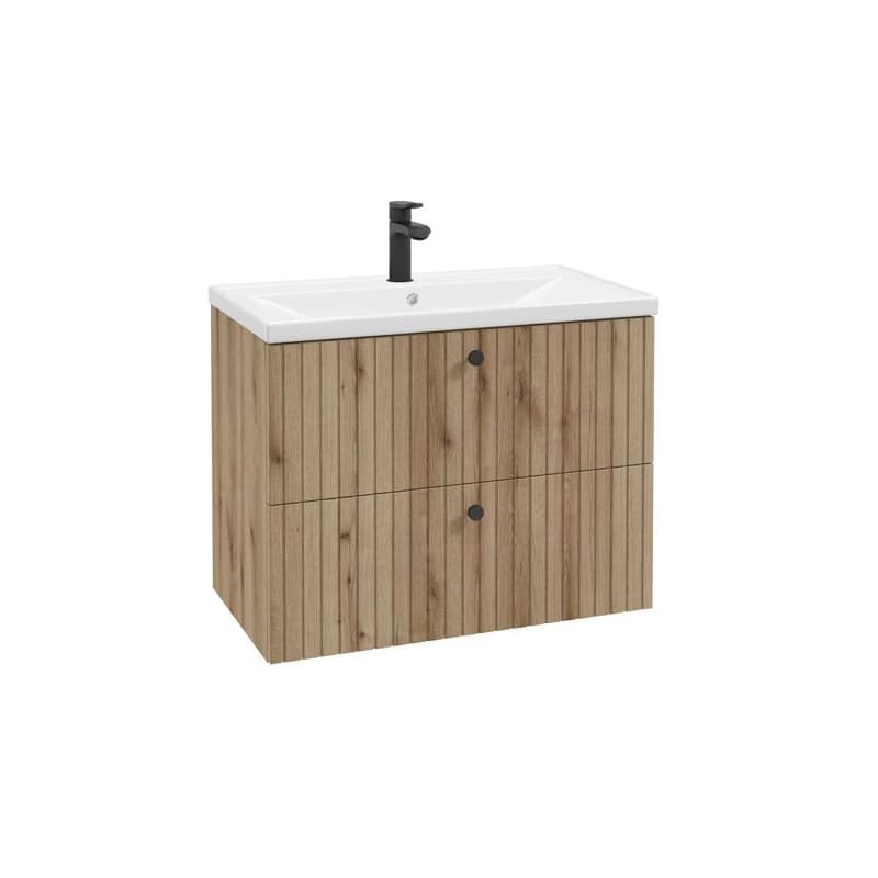 ArtDef Skrinka pod umývadlo RIETTI OAK EVOKE D80 | 80 cm 2