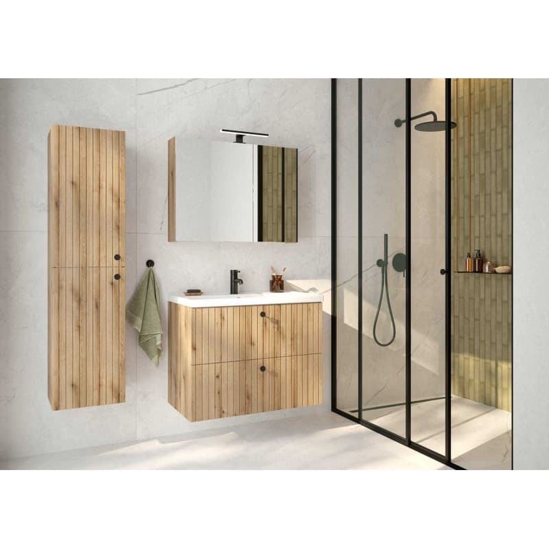 ArtDef Skrinka pod umývadlo RIETTI OAK EVOKE D80 | 80 cm 3
