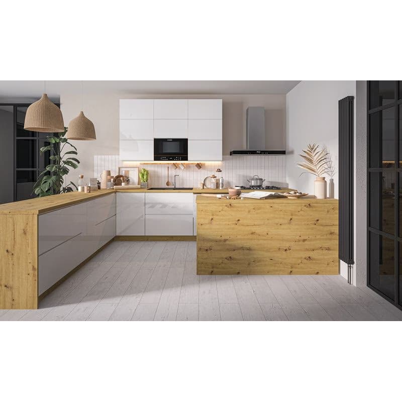 ArtExt Kuchynská skrinka horná FLORENCE lesk | W4B 80 Aventos HK Farba korpusu: Biela 5