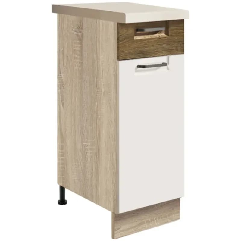 Skrinka do kuchyne Favorit 1d Sonoma/White+Ribbeck