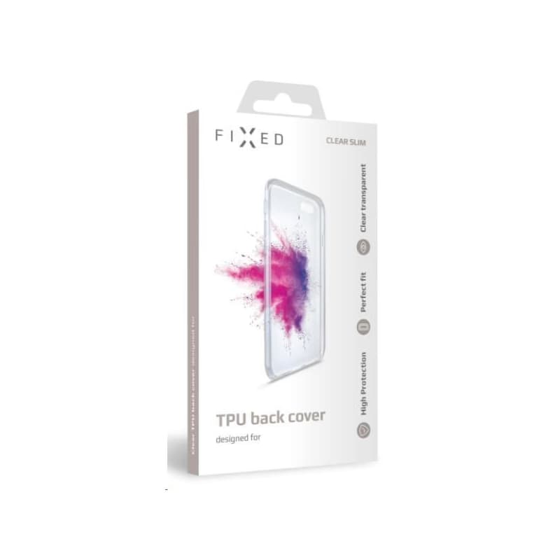 FIXED gélový zadný kryt pre Apple iPhone 12/12 Pro, číra