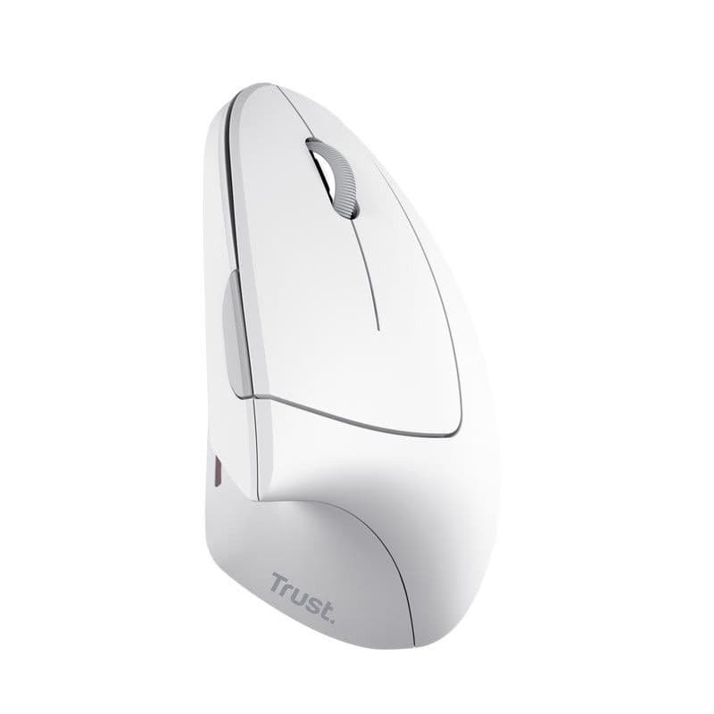 TRUST vertikálna myš Verto bezdrôtová ergonomická myš, USB, biela 4