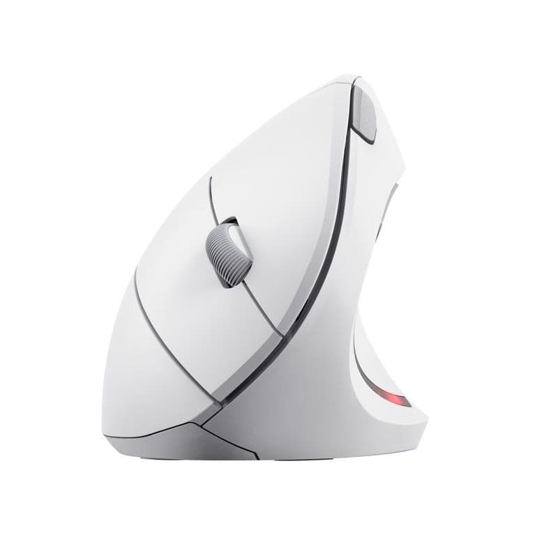 TRUST vertikálna myš Verto bezdrôtová ergonomická myš, USB, biela 6