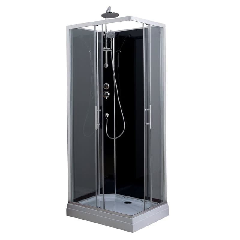 AQUALINE - GRANVIK obdĺžnikový sprchový box 800x1200x2180, číre sklo GG80X120 2