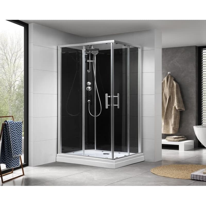 AQUALINE - GRANVIK obdĺžnikový sprchový box 800x1200x2180, číre sklo GG80X120 3