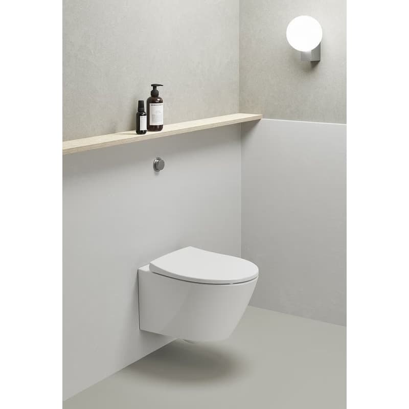 GSI - MODO závesná WC misa, Swirlflush, 37x52cm, biela ExtraGlaze 981611 5
