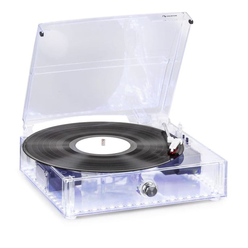 Auna ClearTech, gramofón, 33/45/78 otáčok za minútu, Bluetooth, stereo reproduktory 1