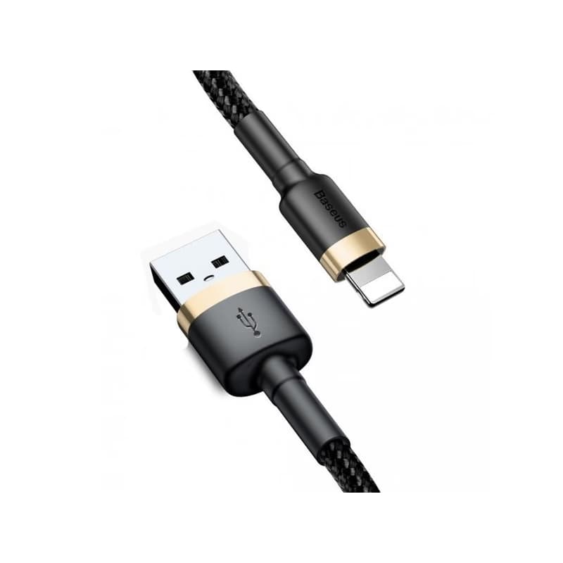 Baseus Cafule nabíjací / dátový kábel USB na Lightning 2, 4A 3m, zlatá-čierna 2