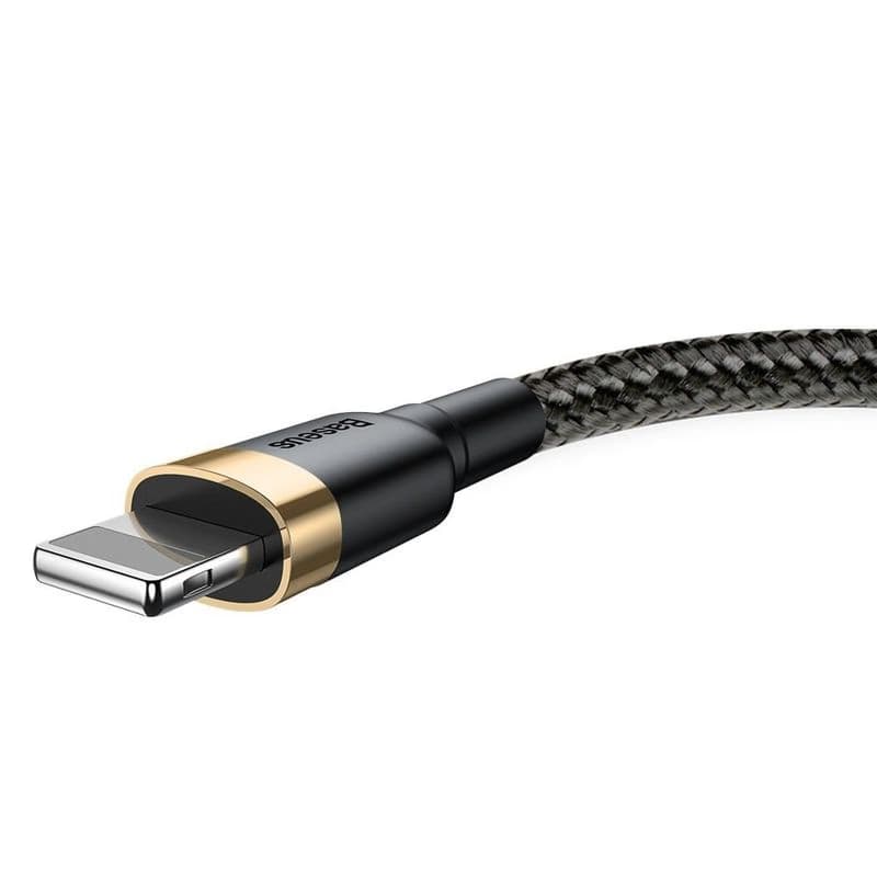 Baseus Cafule nabíjací / dátový kábel USB na Lightning 2, 4A 3m, zlatá-čierna 3