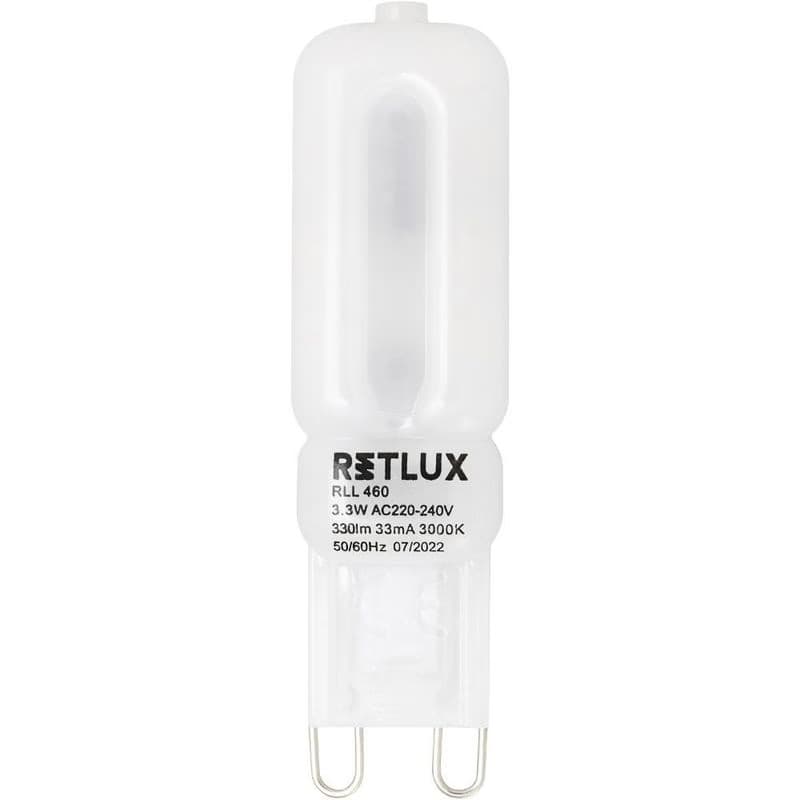 RLL 460 G9 3,3 W LED WW RETLUX 3