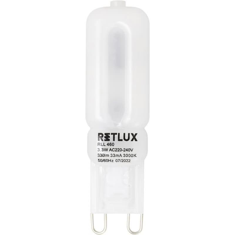 RLL 460 G9 3,3 W LED WW RETLUX 5