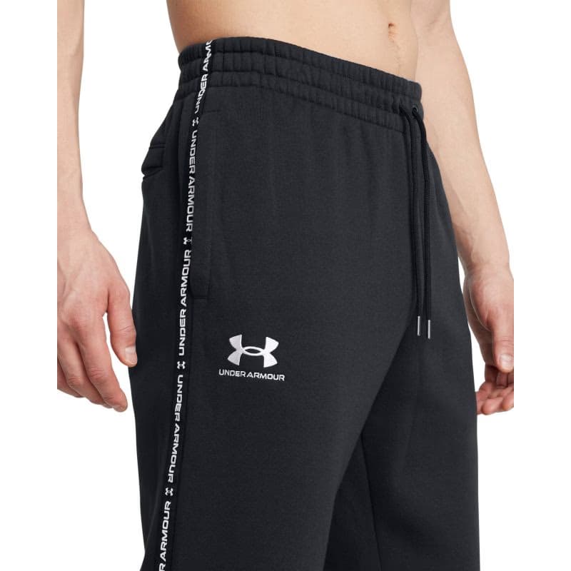 Pánske tepláky UNDER ARMOUR UA Icon Fleece Jgr Taping-BLK 4