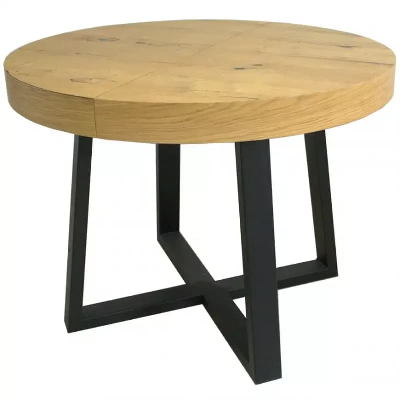 Rozkladací stôl St-971 110/210x110cm dub uzlovitý 1