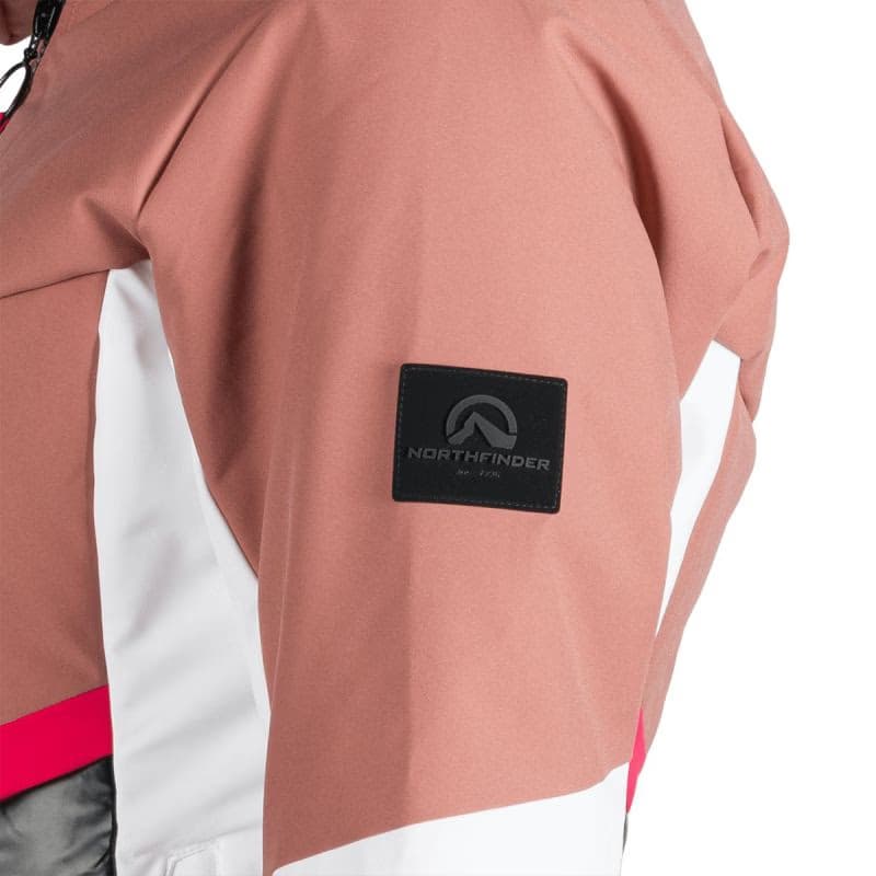 Dámska lyžiarska bunda NORTHFINDER JADA-521roseblack 5