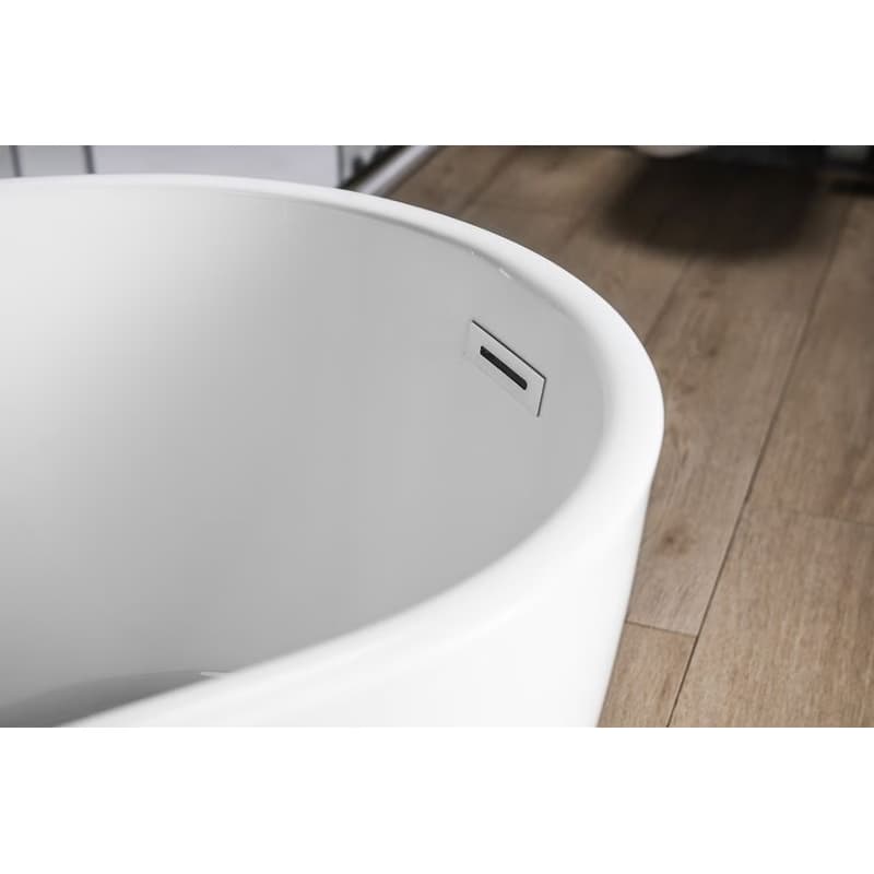 AQUALINE - TISA voľne stojaca vaňa 170x80cm, biela E1780 6