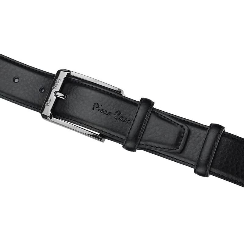 Kožený pánsky opasok Pierre Cardin 5011 ROB01 BLACK 5