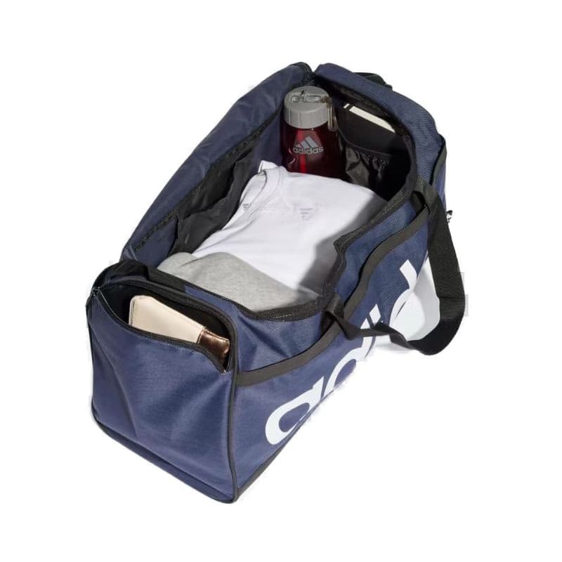 Cestovná taška ADIDAS LINEAR DUFFEL M SHANAV BLACK WHITE 3