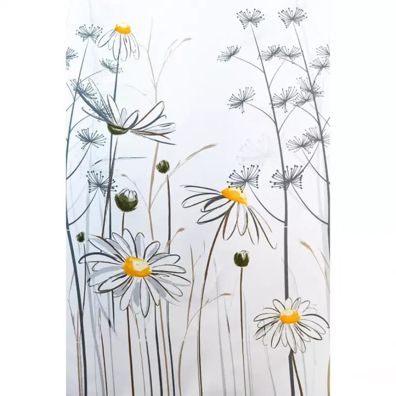 Textilný záves 120/200 W08441 Flower daisy 1