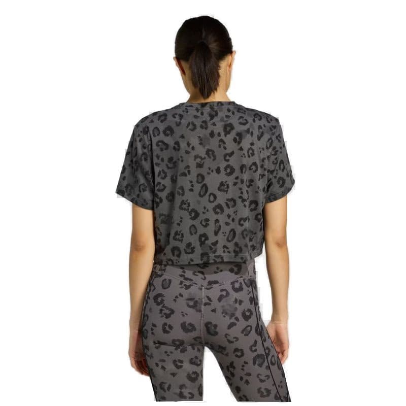 Dámske tričko s krátkym rukávom ADIDAS WE T-SHIRT AOP GREY FIVE PRINT 2