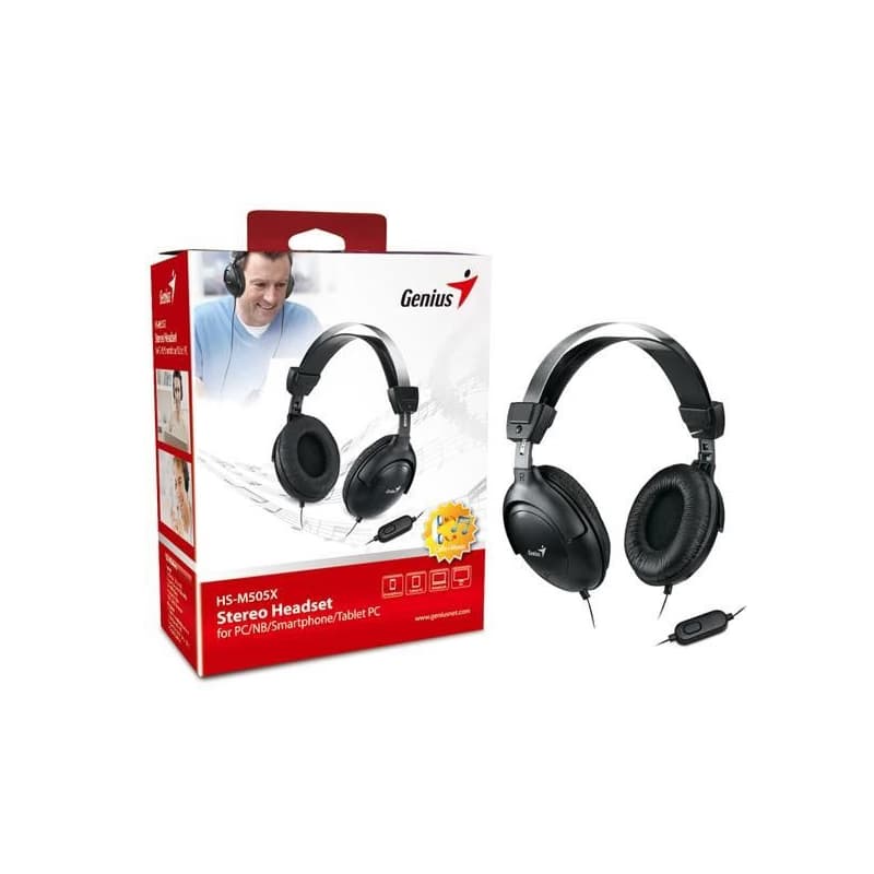 GENIUS slúchadlá s mikrofónom HS-M505X, single jack 4