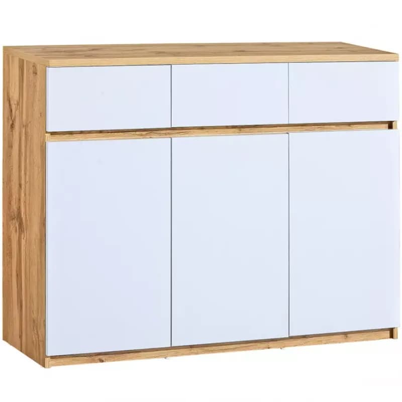 Komoda Arca 3D AR6 Dub Wotan/Biely 1