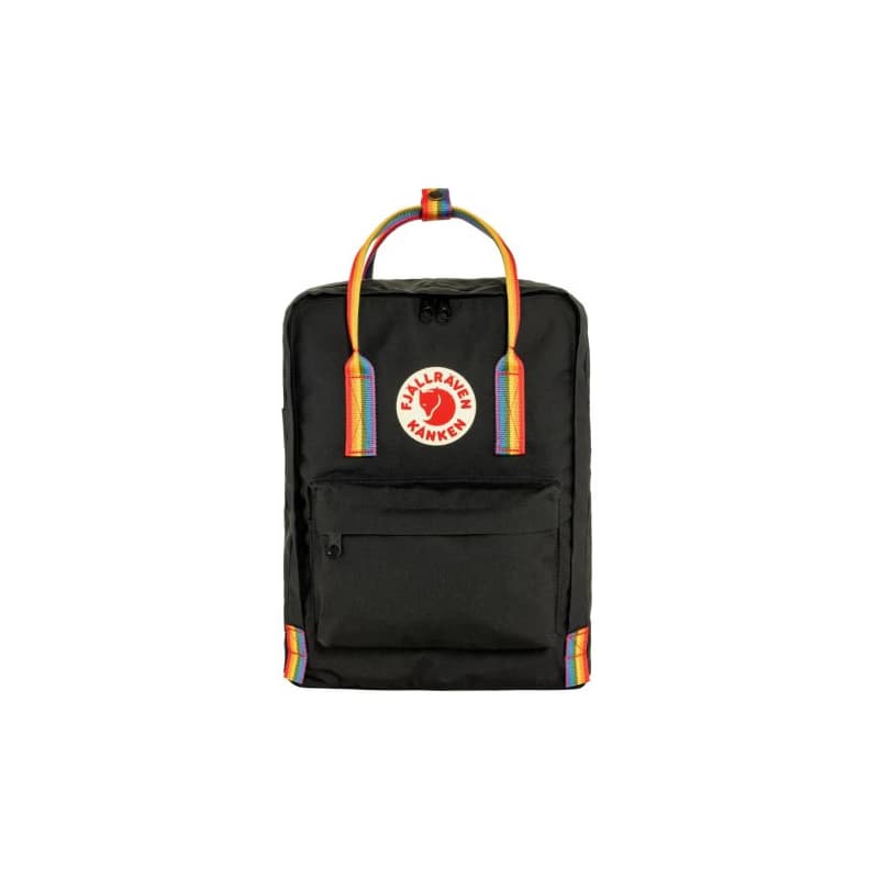 Batoh FJALLRAVEN Kanken - rainbow black rainbow pattern 1