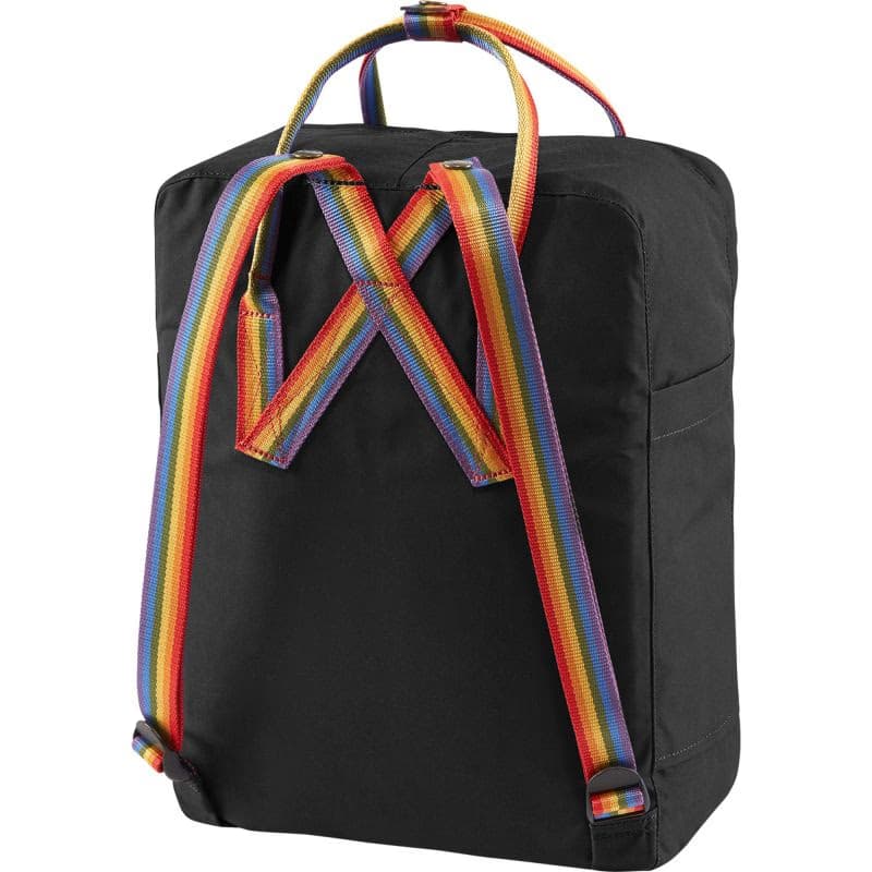 Batoh FJALLRAVEN Kanken - rainbow black rainbow pattern 3