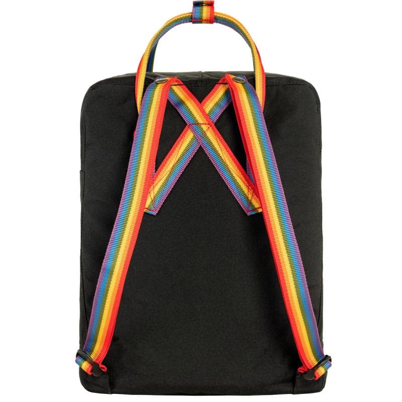 Batoh FJALLRAVEN Kanken - rainbow black rainbow pattern 4