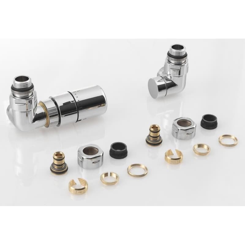 SAPHO - CORNER pripojovacia sada ventilov termostatická, ľavé, chróm CP1011LS 4