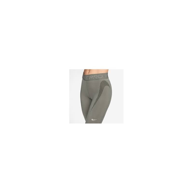 Dámske legíny NIKE PRO W NP DF MR 7 8 TIGHT TT GRX-320-Khaki 3