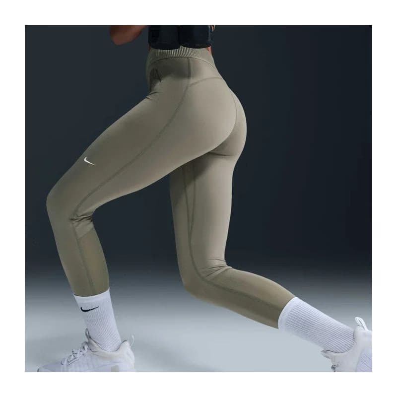 Dámske legíny NIKE PRO W NP DF MR 7 8 TIGHT TT GRX-320-Khaki 6