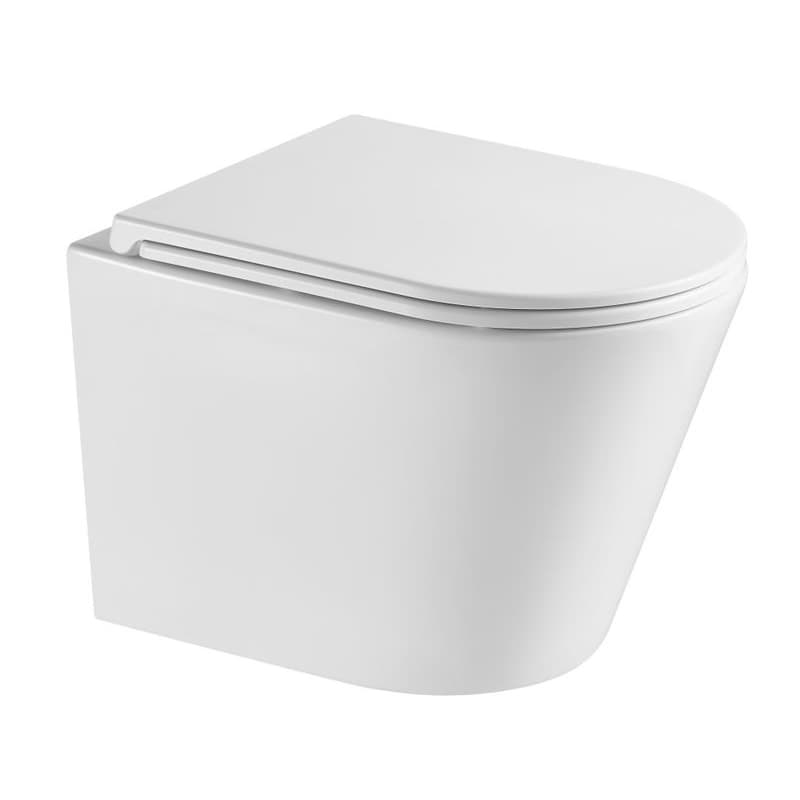 HOPA - Závesné WC OVALE BASSO TORNADO so SLIM sedadlom Soft-close OLKLT053EUQ3