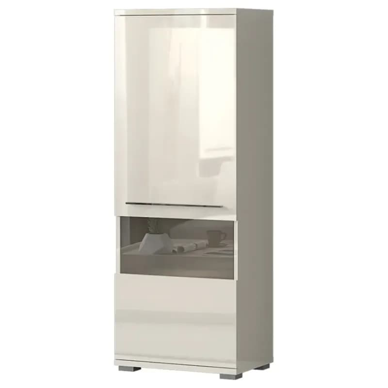 Vitrína Piano V60V-1KS/PN-71/KA/71 lakované beige 1