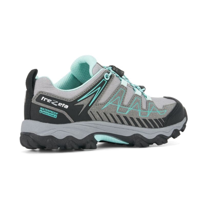 Dievčenská nízka turistická obuv TREZETA Thunder WP K grey green 6