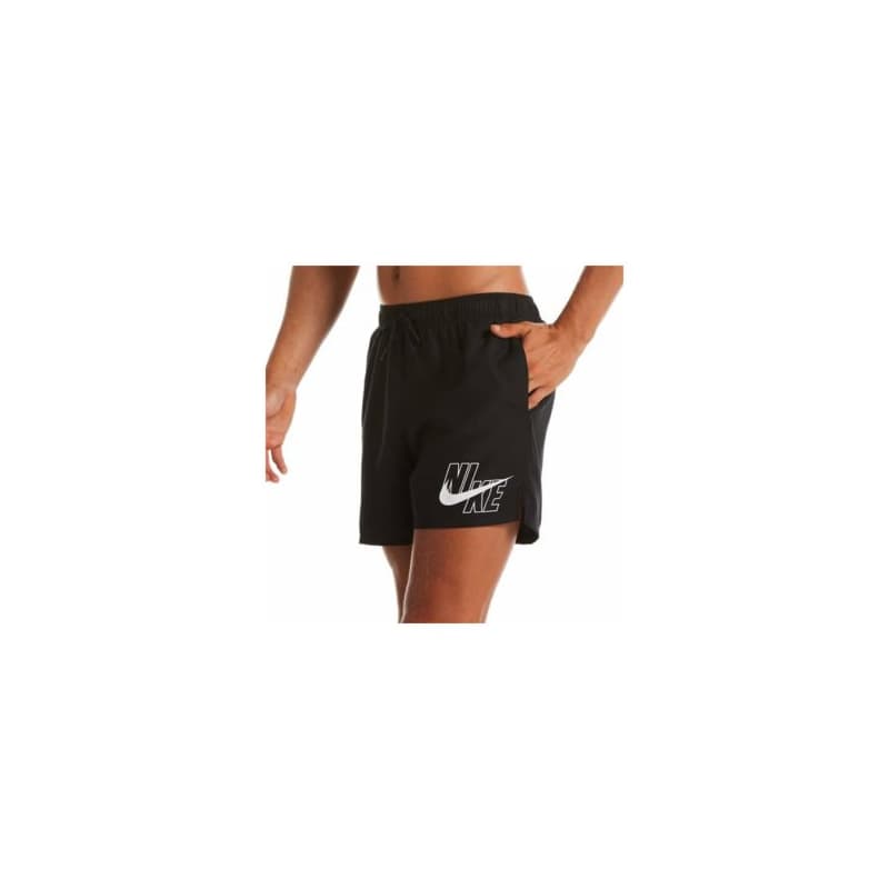 Pánske plavky NIKE SWIM NIKE LOGO LAP 5 inch BLACK-BLACK 1