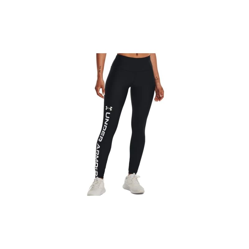 Dámske kompresné legíny UNDER ARMOUR Armour Branded Legging-BLK-1376327-001
