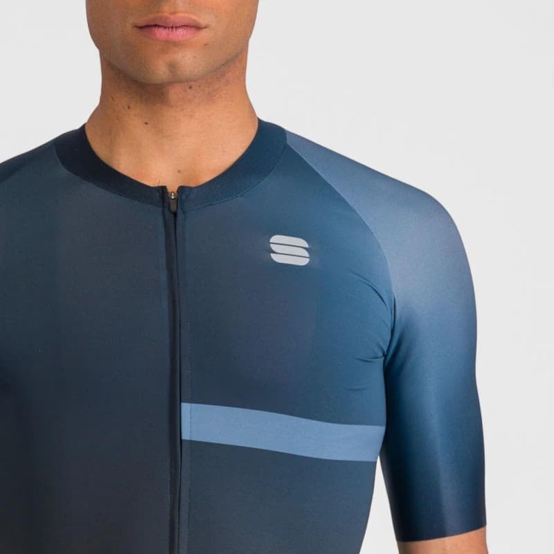 Pánsky cyklistický dres s krátkym rukávom SPORTFUL Bomber jersey, black galaxy blue 5