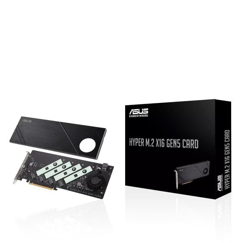 ASUS HYPER M.2 x16 GEN5 Card, 4xM.2 5