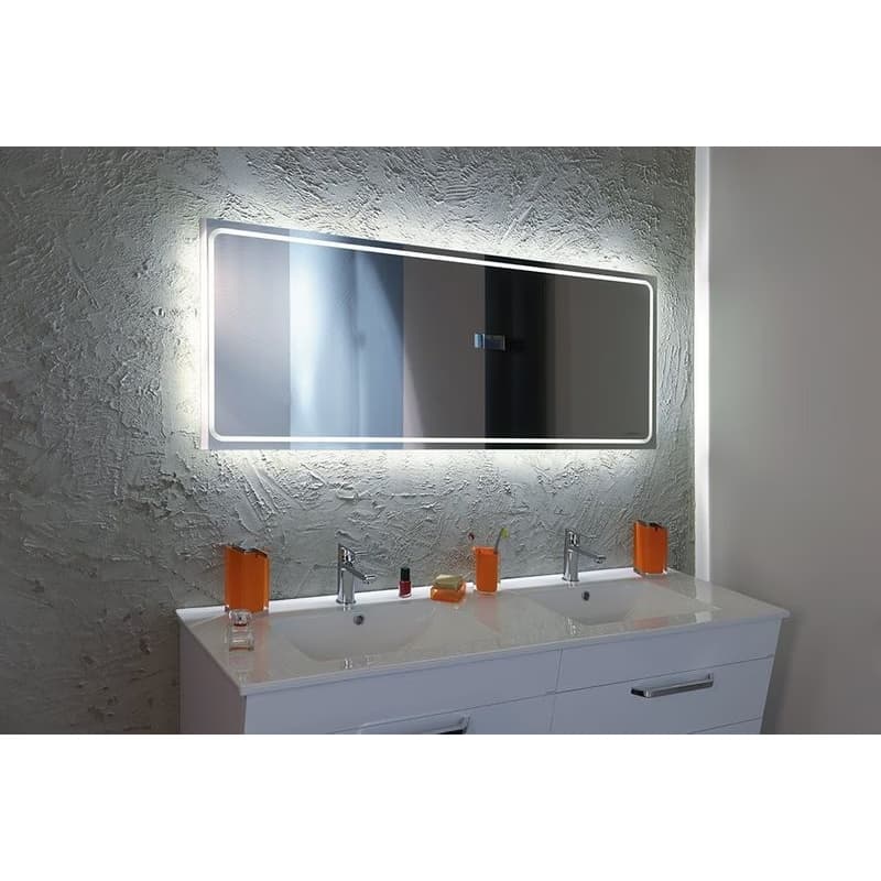 SAPHO - GEMINI zrkadlo s LED osvetlením 140x55cm GM140 2