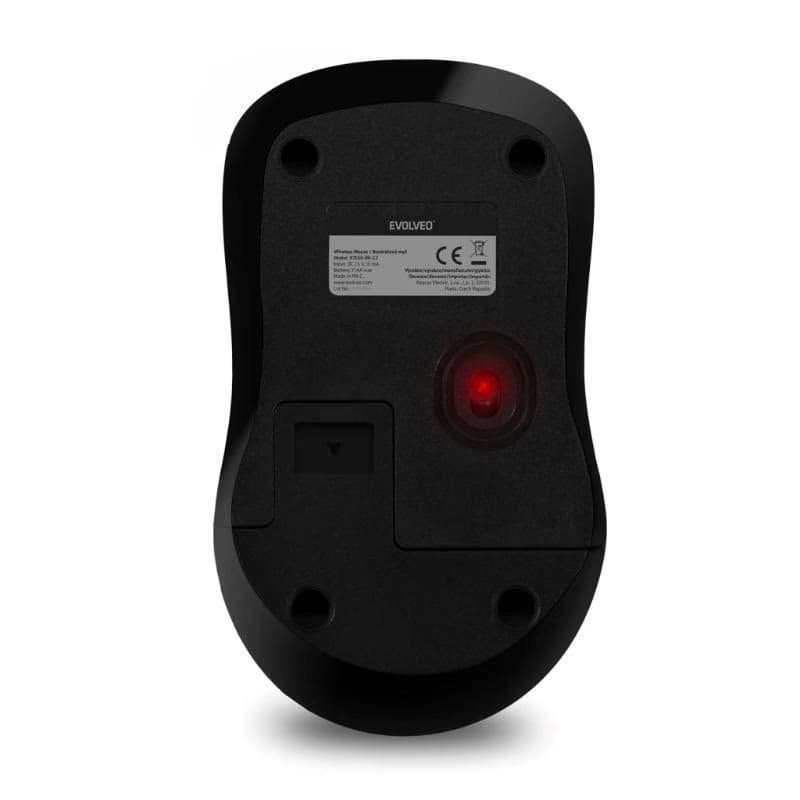 EVOLVEO Set klávesnice a myši K1050, Bezdrôtové 2.4GHz, US INTL, čierna 5