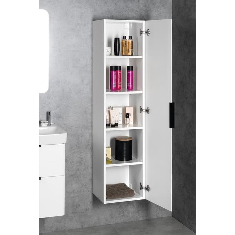 AQUALINE - DENEB skrinka vysoká 31x150x35cm L/P, biela mat DN180 4