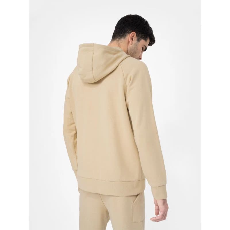 Pánska mikina s kapucňou 4F MENS SWEATSHIRT BLM011-82S-LIGHT BROWN 4