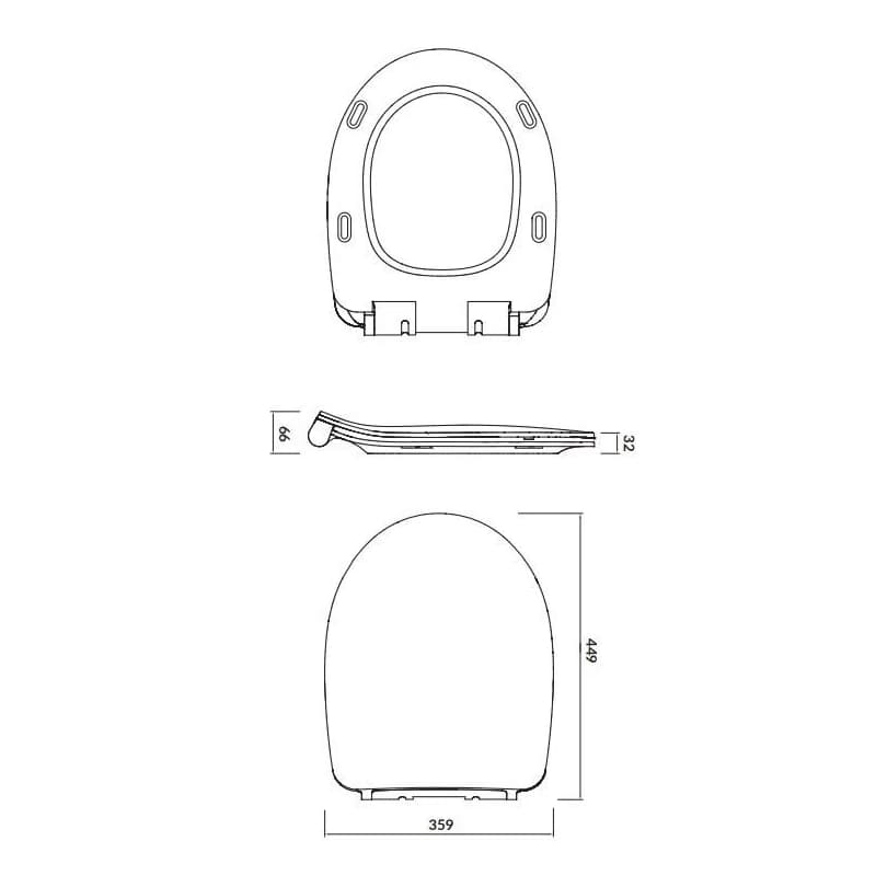 CERSANIT - WC SEDENIE MODUO/ DELFI SLIM DUR Softclose EO K98-0138 5