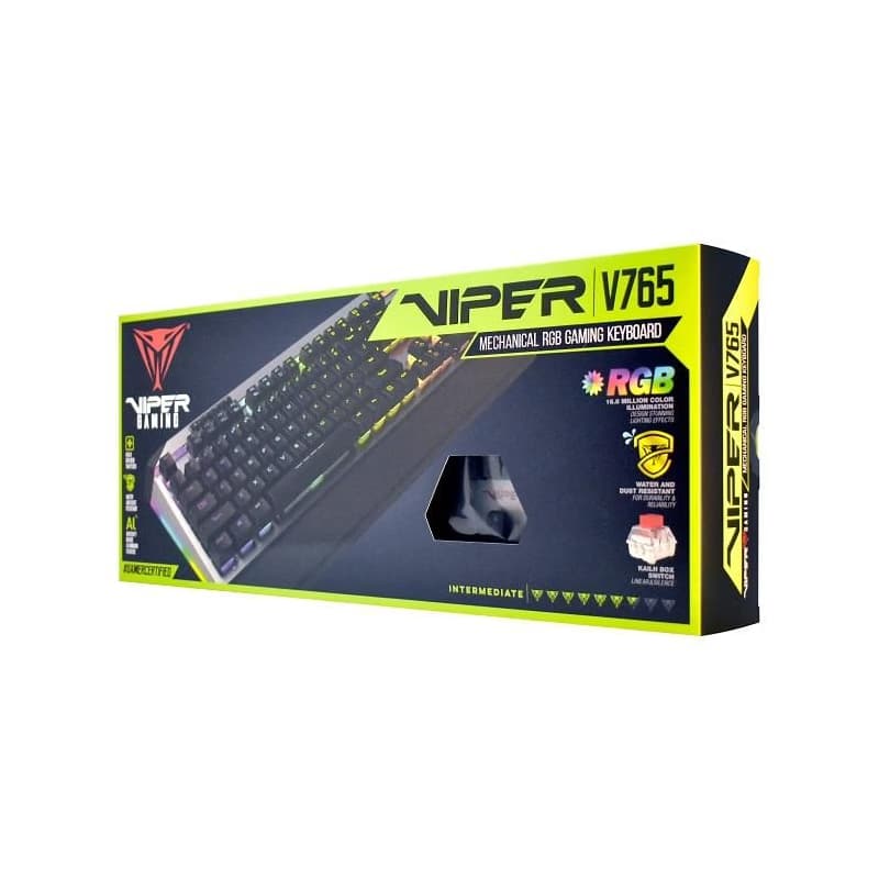 Patriot Viper 765 RGB/Drôtová USB/RU layout/Čierna-strieborná 3