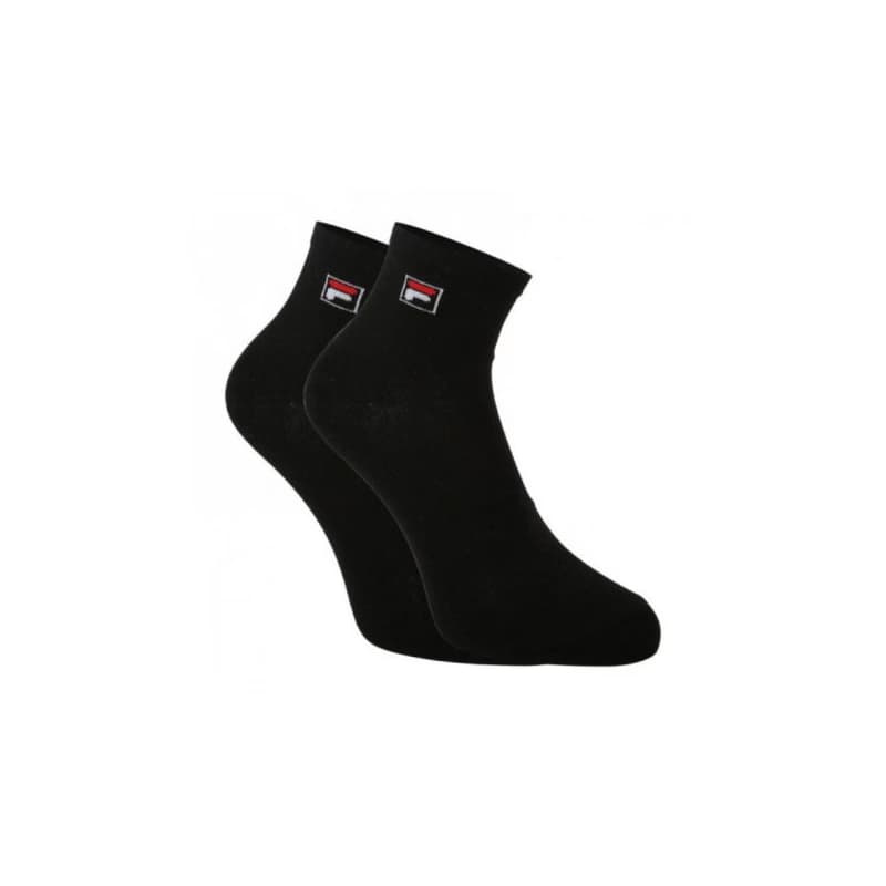 Ponožky FILA F9303 SOCKS QUARTER PLAIN 3 PACK-200 BLACK 1