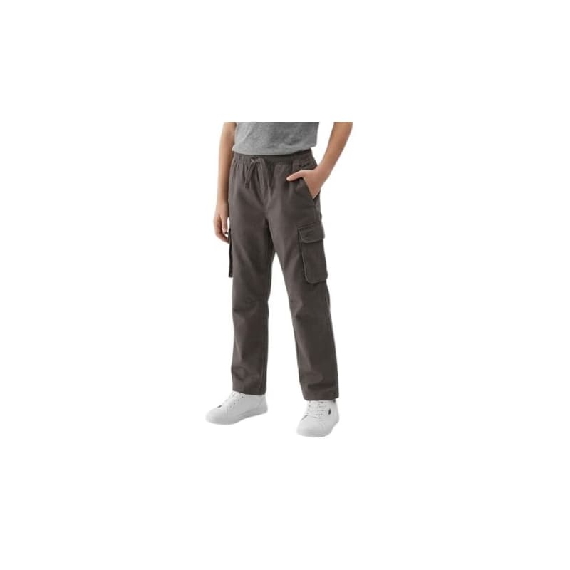 Chlapčenské tepláky 4F JUNIOR TROUSERS CAS M1435-22S-ANTHRACITE