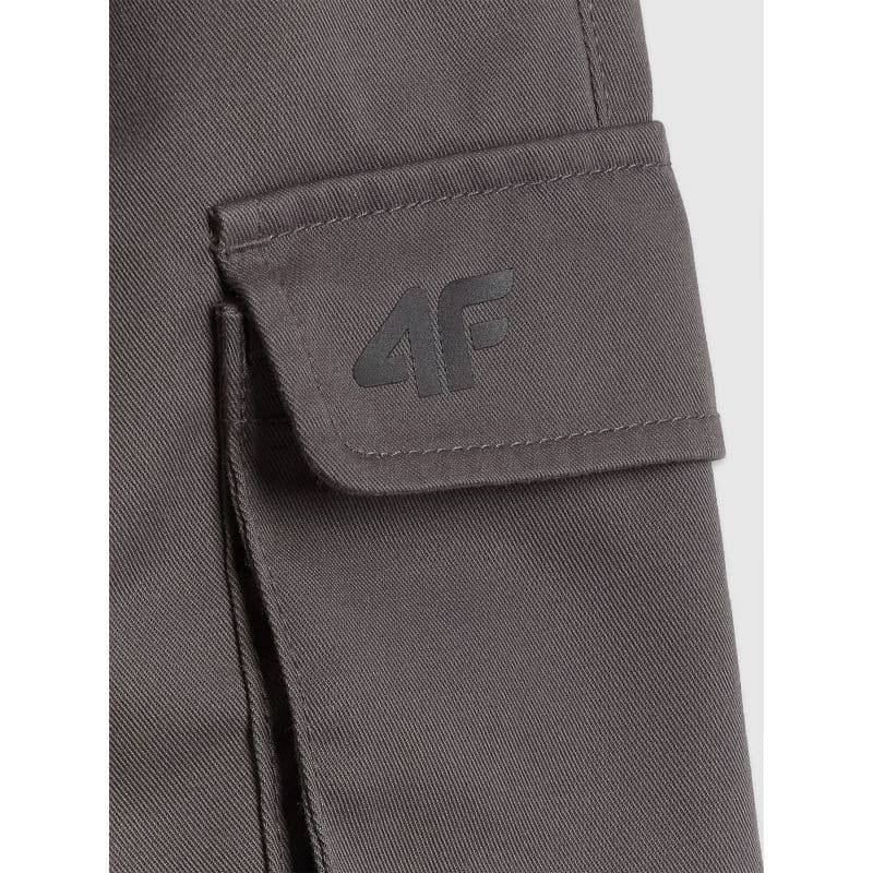 Chlapčenské tepláky 4F JUNIOR TROUSERS CAS M1435-22S-ANTHRACITE 4