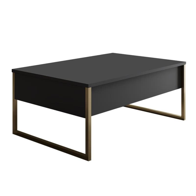 Living Room Furniture Set Luxe Set - Anthracite, Gold 5