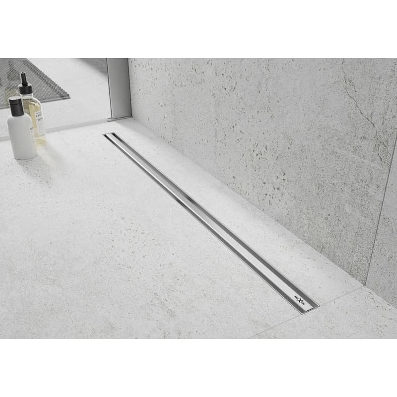 MEXEN - Flat 360° Slim podlahový žľab 150, nerez 1041150 2