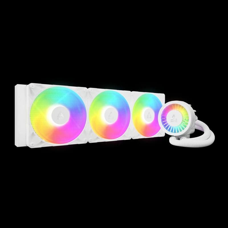 ARCTIC Liquid Freezer III Pro 420 A-RGB (White) : All-in-One CPU Water Cooler s 420mm radiátorom an 1